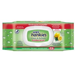 Picture of WET HANKIES ANTIBACTERIAL LEMON